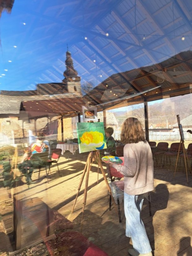 50308-Élményfestés "Épületek a sportban és a művészetben", 2025. március 8., Štítnik