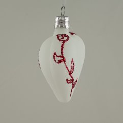 Valentinstagsherz weiß, matt