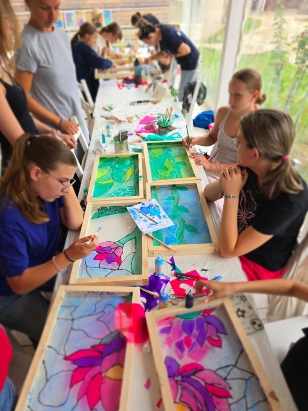 50709-Kurz Zeichnungen und Malerei, 1. Turnus, Tag 3, Betliar, 9.7.25