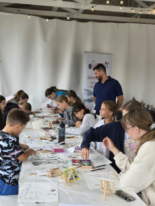 50710-Rövid rajz és festés, 1. turnus, 4. nap, Betliar, 2025.07.10.