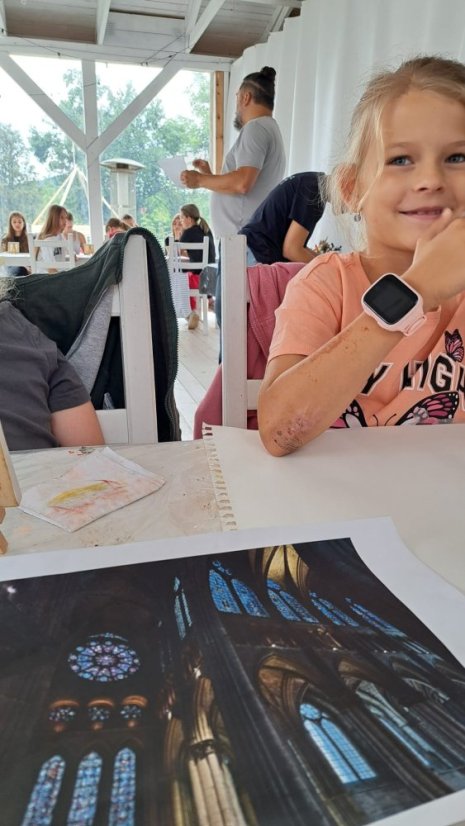 50709-Kurz Zeichnungen und Malerei, 1. Turnus, Tag 3, Betliar, 9.7.25