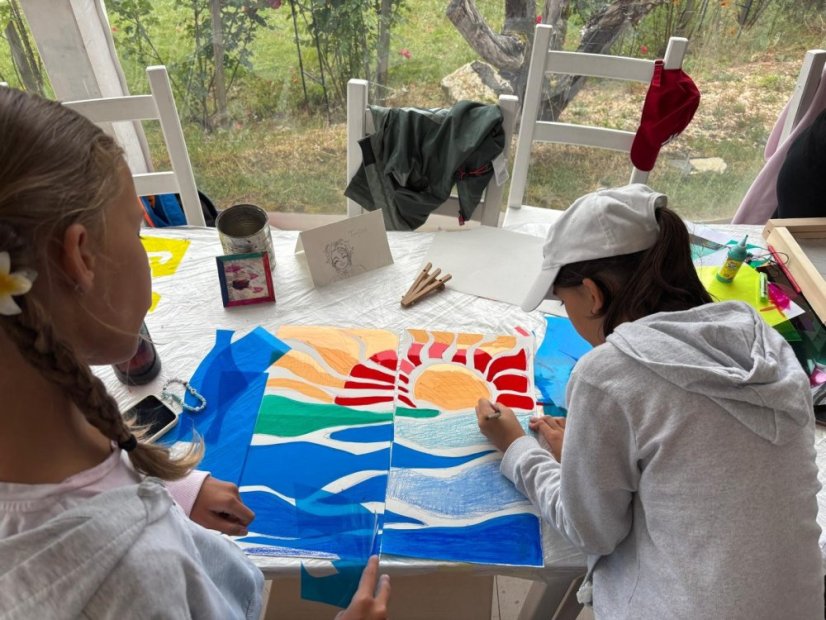 50709-Kurz Zeichnungen und Malerei, 1. Turnus, Tag 3, Betliar, 9.7.25