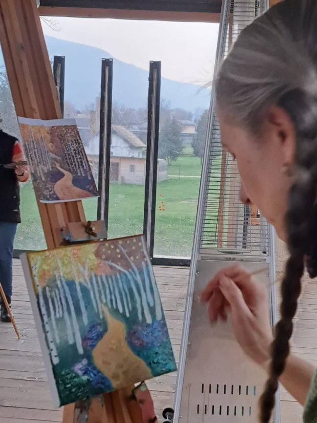 51115-Zážitkové maľovanie - Belle époque - Art Nouveau Secesia, Štítnik