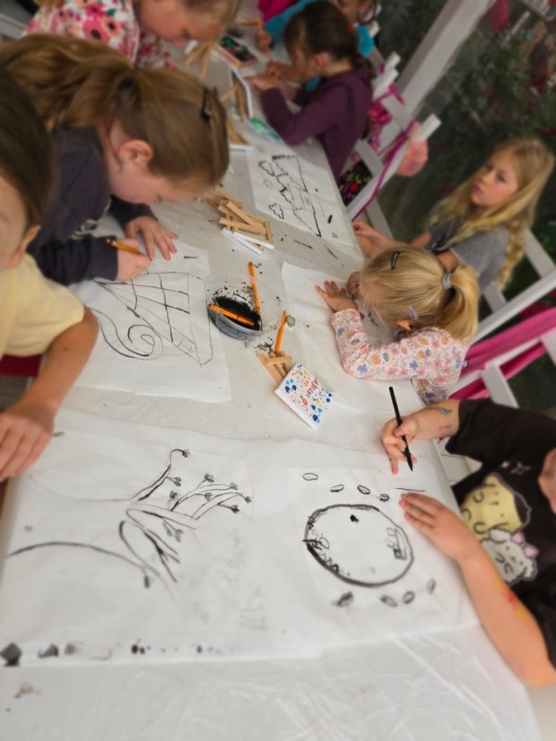 50710-Rövid rajz és festés, 1. turnus, 4. nap, Betliar, 2025.07.10.