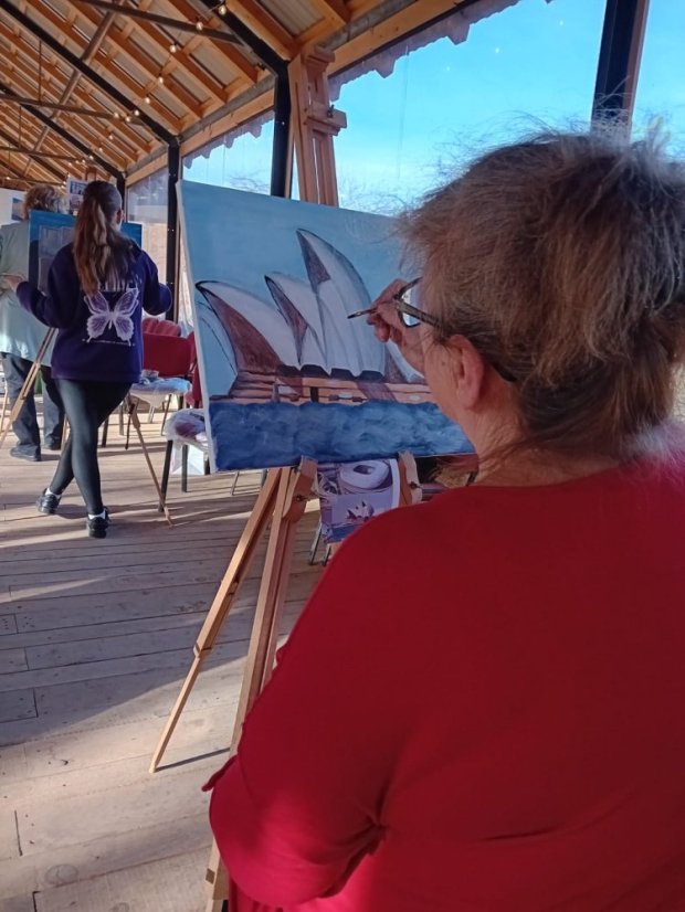 50308-Élményfestés "Épületek a sportban és a művészetben", 2025. március 8., Štítnik