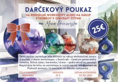 Darčekový poukaz 25 eur