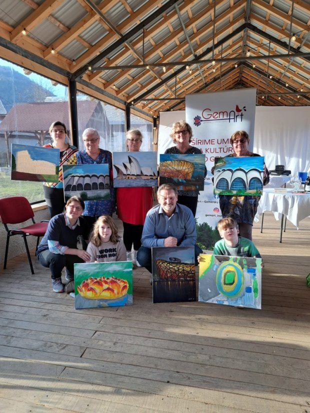 50308-Élményfestés "Épületek a sportban és a művészetben", 2025. március 8., Štítnik